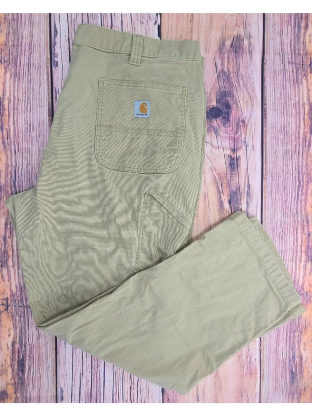 Carhartt Durable Rugged Flex Canvas Pants 42x30 Relaxed Fit